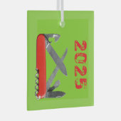 Legermes, Ornament met meerdere tools (Voorkant Rechts)