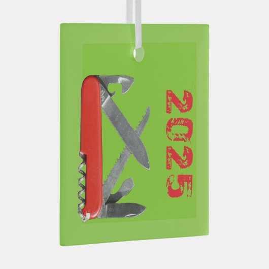 Legermes, Ornament met meerdere tools (Voorkant Rechts)