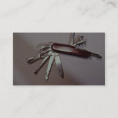 Legermes Visitekaartje (Achterkant)