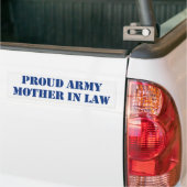 Legermoeder in Bumpersticker (Op Truck)