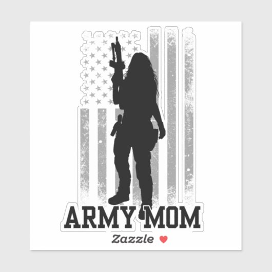 Legermoeder Sticker (Vel)