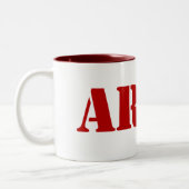 Legermoeder Tweekleurige Koffiemok (Links)