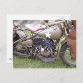 legermotor briefkaart (Voorkant / Achterkant)