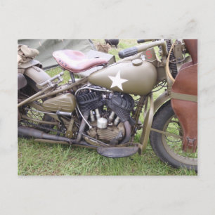 legermotor briefkaart