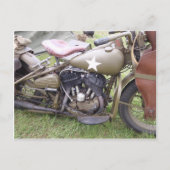  legermotor briefkaart (Voorkant)