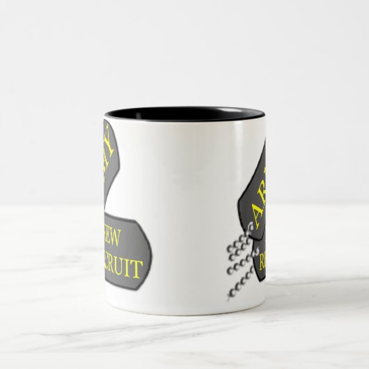 Legernieuwe kappen tweekleurige koffiemok (Center)