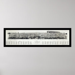 Legerofficier WWWII Foto 1946 Poster