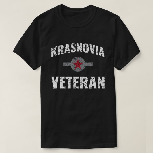Legeroorlog in Krasnovia Veteran 20570 T-shirt (Design voorkant)