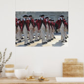 Legeroude garde, gevechten en trommelkorps poster (Keuken)