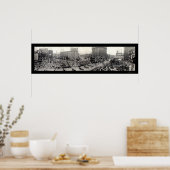 Legerparade Detroit Foto 1914 Poster (Keuken)