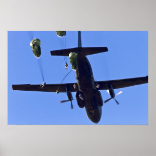 Legerparatroopers Poster