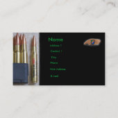 legerparkwachters irak vfw vet Visitekaartje GI nr (Achterkant)