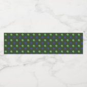 Legerpartij Groen en Blauw Paintball Waterfles Etiket (Enkel label)