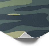 Legerpartij-teken, Camouflage-welkomstteken Poster (Hoek)