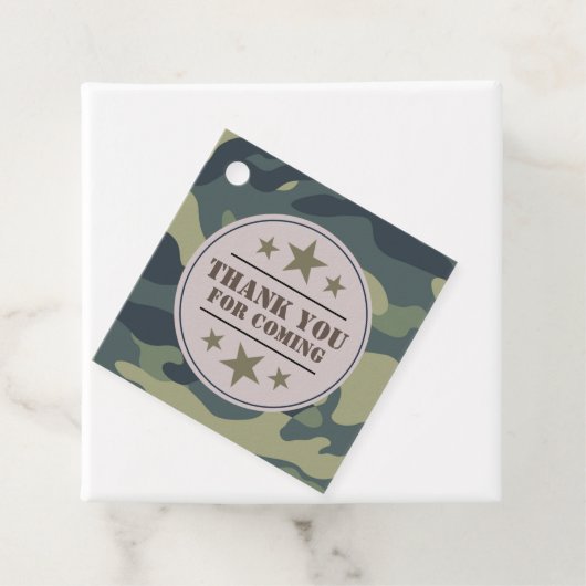 Legerpartij voor label, camouflage label (In situ)