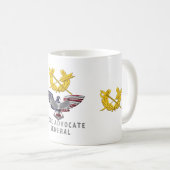 Legerrechter advocaat-generaal JAG Corps Koffiemok (Voorkant rechts)