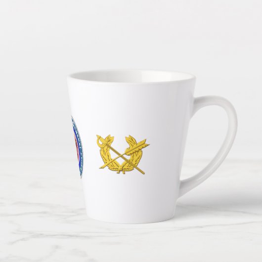 Legerrechter advocaat-generaal JAG Corps Latte Mok (Rechts)