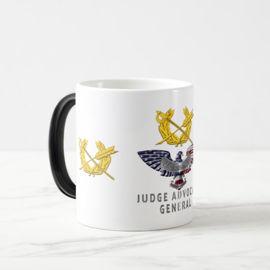 Legerrechter advocaat-generaal JAG Corps Magische Mok (Voorkant links)