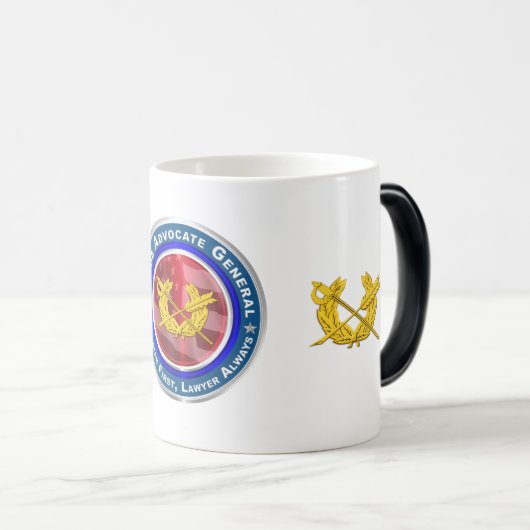 Legerrechter advocaat-generaal JAG Corps Magische Mok (Voorkant rechts)