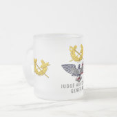 Legerrechter advocaat-generaal JAG Corps Matglas Koffiemok (Voorkant links)