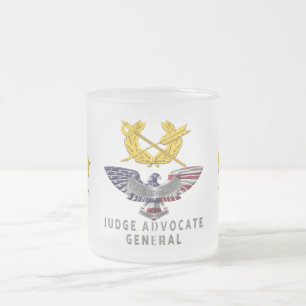 Legerrechter advocaat-generaal JAG Corps Matglas Koffiemok