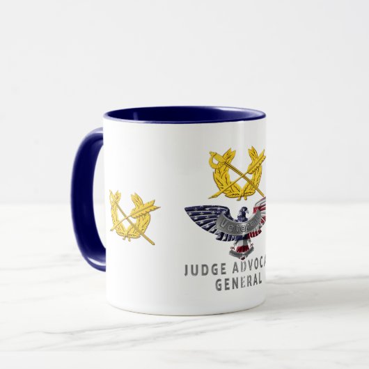 Legerrechter advocaat-generaal JAG Corps Mok (Voorkant links)