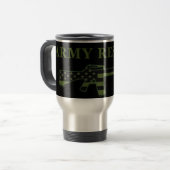 Legerreservaat M16 Travel Mug Black subdued Reisbeker (Voorkant links)