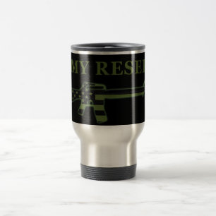 Legerreservaat M16 Travel Mug Black subdued Reisbeker