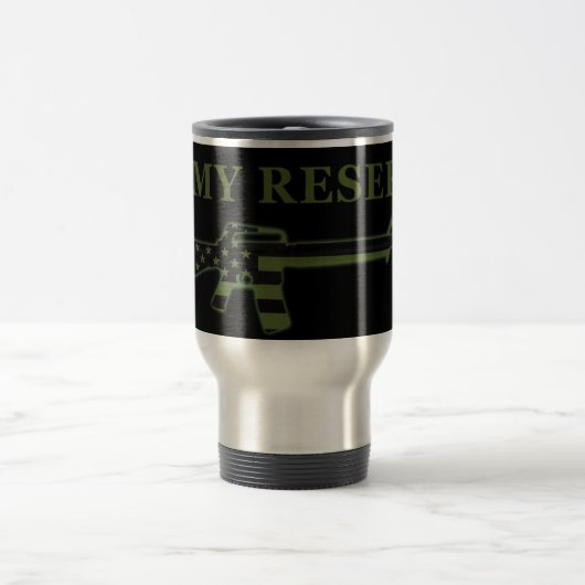 Legerreservaat M16 Travel Mug Black subdued Reisbeker (Center)