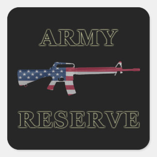 Legerreserve M16 Sticker Zwart