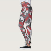 Legerrode Camo Patterned | LEGGINGS (Links)
