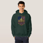 Legerschild Hoodie (Voorkant volledig)