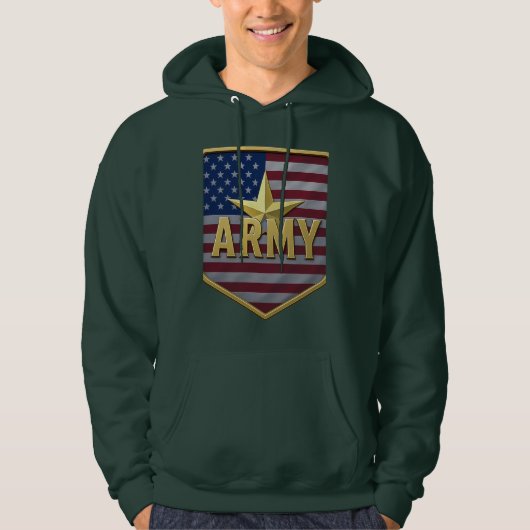 Legerschild Hoodie (Voorkant)