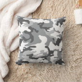 Legersneeuwkamouflage Fleece Blanket Kussen (Deken)
