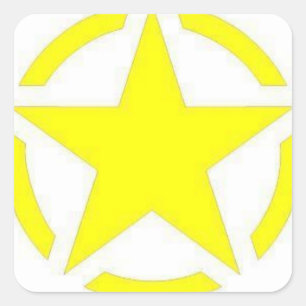 legerster vierkante sticker