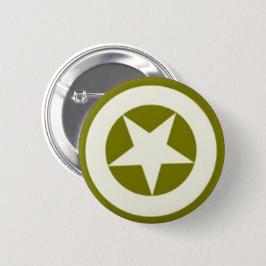 Legersterrenknop Ronde Button 5,7 Cm (Voorkant /achterkant)