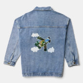 legerstraal denim jacket (Achterkant)