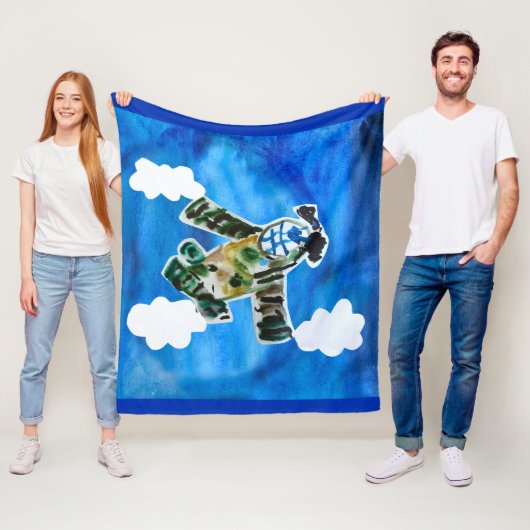 legerstraal fleece deken (In situ)