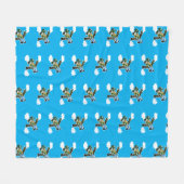legerstraal fleece deken (Voorkant (Horizontaal))