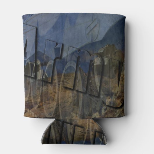 legertank, Logo, stommerhouder Koelbox Blikjeskoeler (Achterkant)