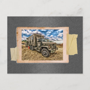  legertruck briefkaart