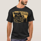 legertruck yoga shirt boeddhisme (Voorkant)