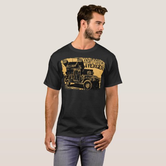 legertruck yoga shirt boeddhisme (Voorkant volledig)