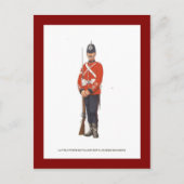  legeruniformen, 1e vrijwilligersbataljon briefkaart (Voorkant)