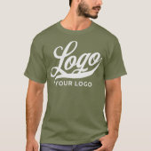 Legervermoeidheid Groene Bedrijf Logo Zakelijke Ma T-shirt (Voorkant)