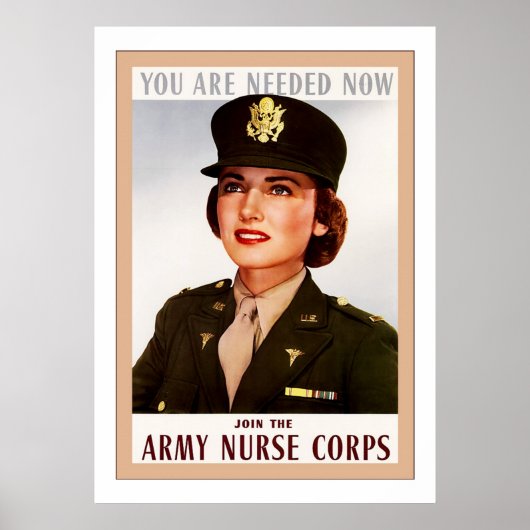 Legerverpleegkorps ~  WW2 Poster (Voorkant)