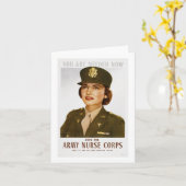 legerverpleegster kaart (Gele Bloem)