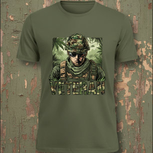 Legerveteraan Camouflage T-shirt