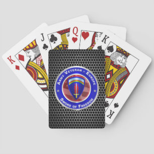 Legerveteraan-Europe Keepslag Pokerkaarten