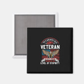 legerveteraan magneet (Voorkant / Achterkant)